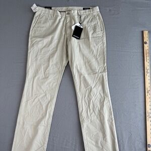 Bonobos Chinos Pants‎ Mens 38/36 Slim Stretch Washed Beige New with Tags